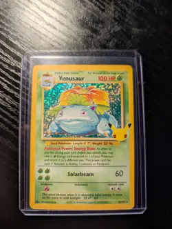 Venusaur 15/102 Celebrations Classic Collection Holo Pokemon Card NM - Image 1