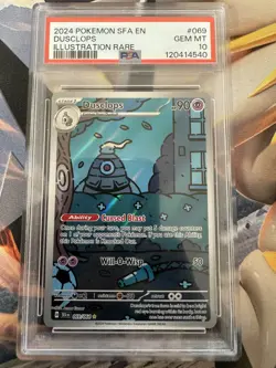 2024 Pokemon Shrouded Fable 69 Dusclops PSA 10 120414540 Graded Pokemon Cards - Image 1