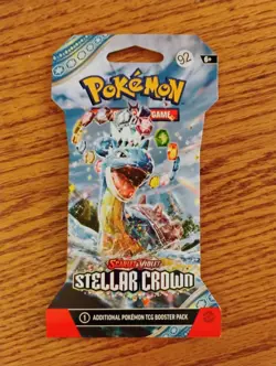 Pokemon Cards - S&V: Stellar Crown - BLISTER BOOSTER PACK [10 Cards] -New Sealed - Image 1