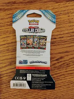 Pokemon Cards - S&V: Stellar Crown - BLISTER BOOSTER PACK [10 Cards] -New Sealed - Image 2