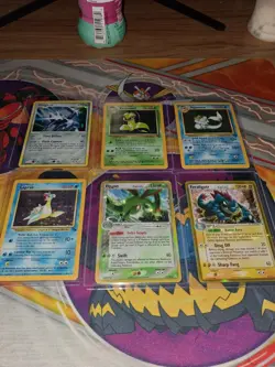 Pokemon Card Lot 6 Rare Cards Holo Vintage Collection - Ungraded HEAVILY PLAYED - Image 1