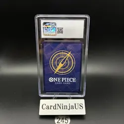 CGC 10 GEM MINT Monkey D. Luffy (Parallel) P-001 P 25th Edition - ONE PIECE Card - Image 2