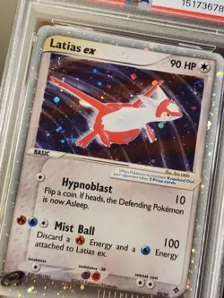 Latios And Latias EX Pokemon Dragon PSA 5 EX Pair, Tcg Cards Holo E Series Vinta - Image 3