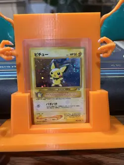 Pokemon Pichu TCG Neo Genesis No.172 Rare Japanese Holo Card LP *SWIRL* - Image 2