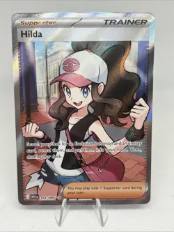 Hilda 164/086 Full Art Ultra Rare White Flare Pokemon TCG Trainer Card NM - Image 1