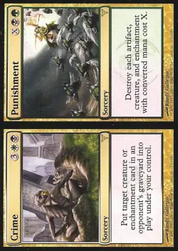 Crime / Punishment - Light Play MTG Dissension - Image 1