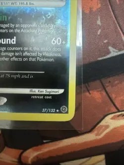 Sharpedo Reverse Holo Rare Card 37/132 Secret Wonders Series NM Condition - Image 4