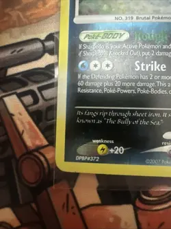 Sharpedo Reverse Holo Rare Card 37/132 Secret Wonders Series NM Condition - Image 5