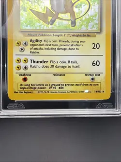 Pokemon TCG Raichu Holo Rare Card Base Set, 14/102 - Image 4