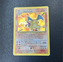 Pokemon Charizard 4/102 Base Set Holo Rare HP 1999 Wizards of the Coast Card - Image 1