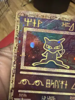Pokemon TCG Ancient Mew Promo Holo Rare Card 1999/2000 - WOTC Crease SWIRL 🌀 - Image 3