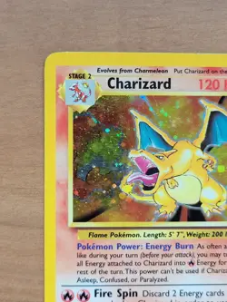 Pokemon Base Set 2 Charizard Holo Rare Card 4/102 1999 Authentic - Image 2