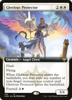 Glorious Protector - Foil - Extended Art R MTG Kaldheim M/NM - Image 1
