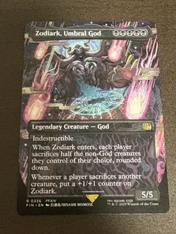 MTG Zodiark, Umbral God (Borderless) English Final Fantasy FIN NM R0336 - Image 1