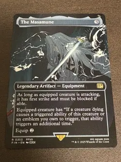 MTG The Masamune (Borderless) English Final Fantasy FIN NM R0353 - Image 1
