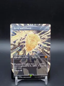 Aettir and Priwen Borderless Final Fantasy NM MTG - Image 1