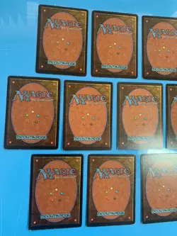 Unlimited FOREST artwork A basic land x13 mtg played see pics I Combine Ship - Image 5