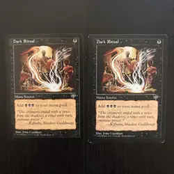 MTG Dark Ritual | Mirage (1996) | (LP/MP) Vintage Mana Acceleration ⚫⚫⚫ - Image 1