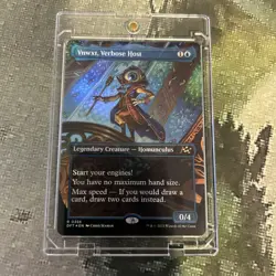 MTG Vnwxt, Verbose Host (Borderless Foil) - Aetherdrift (DFT) #356 MTG - Image 3