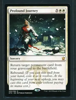 Profound Journey MTG Magic 2015 Dragons of Tarkir LP/NM - Image 1
