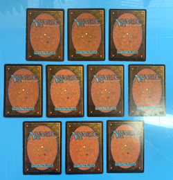 Unlimited MOUNTAIN artwork A basic land x10 mtg played see pics I Combine Ship - Image 2