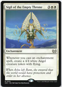 Sigil of the Empty Throne Normal R Commander: Duskmourn: House of Horror 103 NM - Image 1