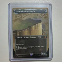 Magic: The Gathering The Walls of Ba Sing Se Legendary Artifact Creature Border… - Image 1