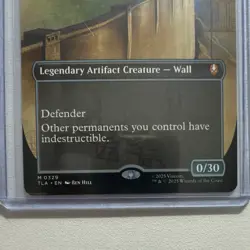 Magic: The Gathering The Walls of Ba Sing Se Legendary Artifact Creature Border… - Image 4
