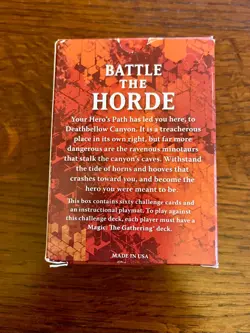MTG *BORN OF THE GODS* BATTLE THE HORDE Challenge Deck +4 Promo Hero's Path Card - Image 4