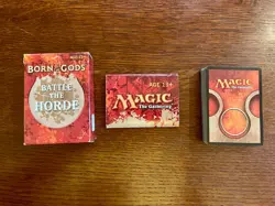 MTG *BORN OF THE GODS* BATTLE THE HORDE Challenge Deck +4 Promo Hero's Path Card - Image 5