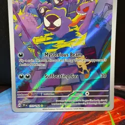 Pokemon TCG Gastly Holo Card Illustration 177/162 Temporal Forces NM - Image 3