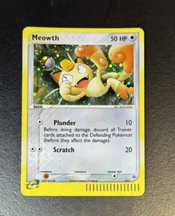 Meowth 013 Black Star Promo 2003 Holo Rare Pokemon Card Nintendo - Image 1