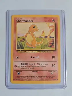 1999 Charmander 46/102 - Base Set - Pokemon TCG - WotC - Image 3
