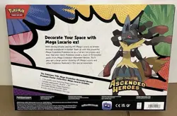 BRAND NEW Pokemon TCG Mega Lucario Premium Poster Collection Ascended Heroes - Image 3
