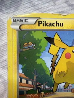 Pokemon TCG Pikachu Build A Bear Workshop Promo 20/108 Damaged - Image 4