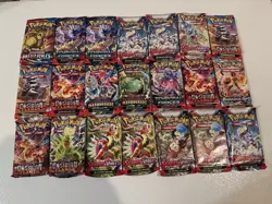 Pokemon booster pack lot of 21 Sealed Packs From Tins And Pokeballs - Image 1