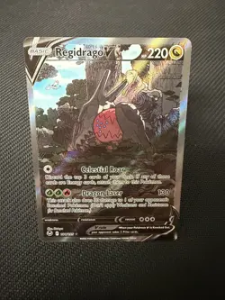 Regidrago V 184/195 2022 Pokemon TCG SWSH Silver Tempest NM Ultra Rare - Image 1