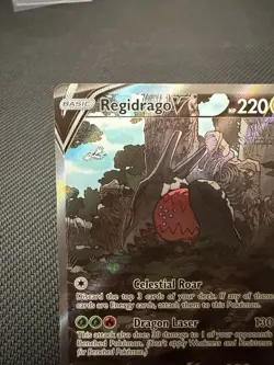 Regidrago V 184/195 2022 Pokemon TCG SWSH Silver Tempest NM Ultra Rare - Image 2