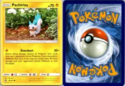 Pachirisu 80/214 C Lost Thunder Pokemon NM Yuka Morii - Image 3