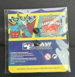 Pokemon 2024 NAIC North America International Championship Competitor Pin Sealed - Image 2