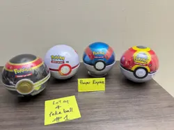 -LOT OF 4- Pokemon TCG -POKEBALL D25 E25 A24 Sealed New - Have some small dent - Image 1