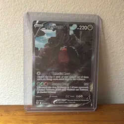 Pokemon Regidrago V Ultra Rare Full Art 184/195 Silver Tempest Holo - Image 1