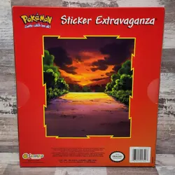 1999 Pokemon New Sealed Box Sticker Extravaganza Set w/ Album + 180 Stickers - Image 2
