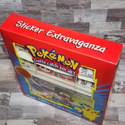 1999 Pokemon New Sealed Box Sticker Extravaganza Set w/ Album + 180 Stickers - Image 3