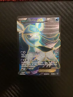 Glaceon EX - XY: Fates Collide Full Art Ultra Rare 116/124 (2016) Pokemon LP - Image 1