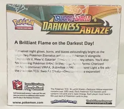 Pokemon Sword & Shield Darkness Ablaze Sealed Booster Box of 36 Packs - Image 2