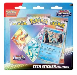 Pokemon TCG Prismatic Evolutions Tech Sticker Collection - Glaceon | New+Sealed - Image 1