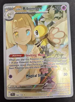 Lillie's Ribombee 164/159 Illustration Rare Journey Together Pokemon TCG - Image 1