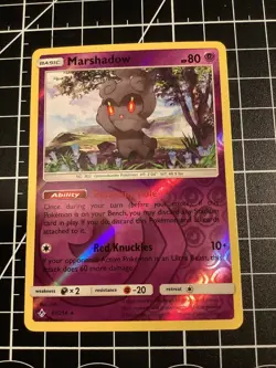 Pokemon TCG Marshadow 81/214 Reverse Holo Unbroken Bonds Nesr Mint Nm - Image 1