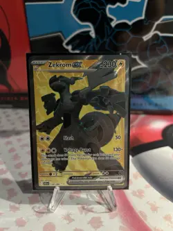 Pokemon Zekrom EX Full Art Black Bolt Card TCG 158/086 - Image 1